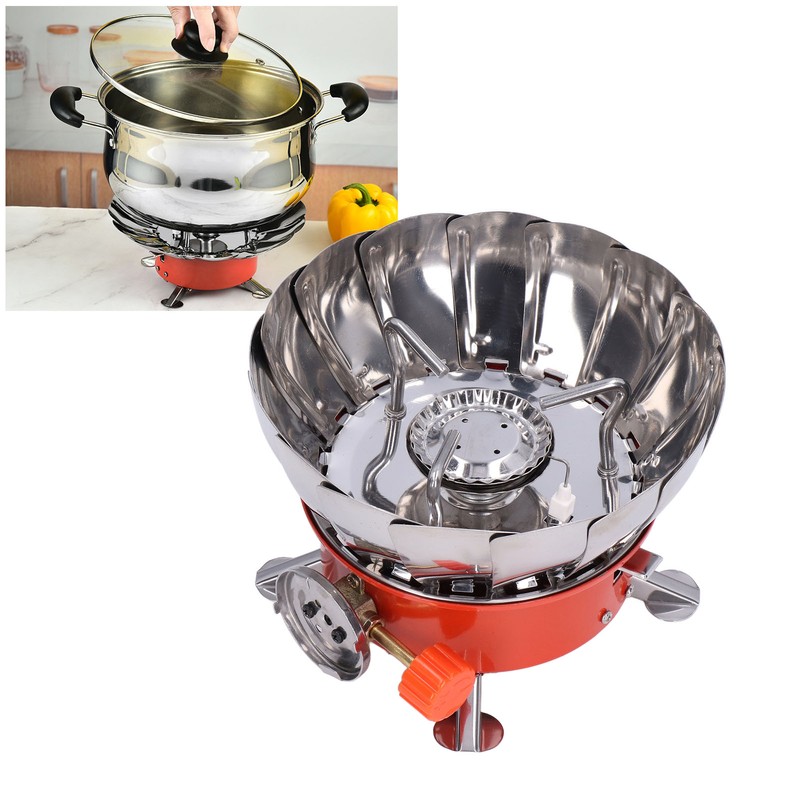 Camp Stove Collapsible Bracket Design Fine Workmanship Simple Operation Portable
