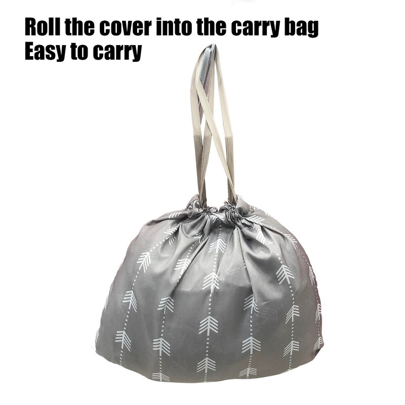 Soft Pillow Attached Waterproof 2-in-1 Baby Grocery Cart Seat Cover