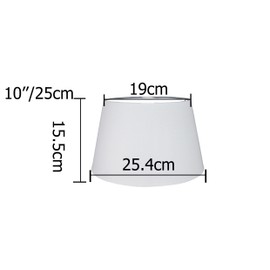 Cotton Drum Lamp-Shade – Purple Easy Fit ES/BC Shade for Living Rooms, Bedrooms, hallways and Kitchens