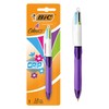 BIC 4 Farben Kugelschreiber Set 4 Colours Grip Pro Fun,