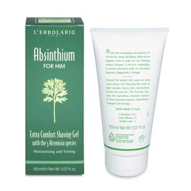 Extra Comfort Shaving Gel - Absinthium by LErbolario for Men - 5.07 oz Shave Gel