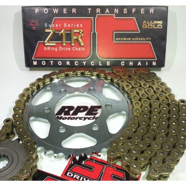 JT 2004-2005 ZX10R NINJA JT GOLD X-RING Z3 ULTIMATE 525
