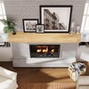 Fireplace Mantel, 72 in Handcrafted Mantel Shelf for Over Fireplace,