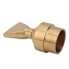 Fan Shaped Fountain Nozzle Copper Adjustable Uniform Water Spray Fan