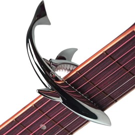 Shark Guitar Capo for Acoustic & Electric Guitar with 6 String Musical Instruments, 1 Clip Capo Ideal for Musicians