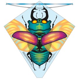 X Kites Buzz Kites Beatle Poly Diamond Kite, 28 Inches Tall