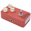 Distortion Pedal Dark Red Metal Classic British Rock Monoblock Guitar