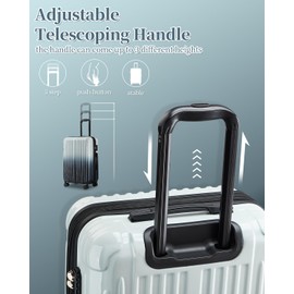 sukiost Carry On Suitcase, 20 Inch Carry On Luggage with Wheels, Hardside Large Suitcases with Wheels, TSA Lock