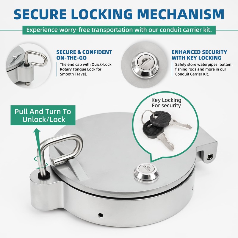 Ustinian Conduit Carrier Kit for Safe Transport and Hold of