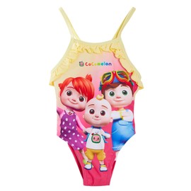 CoComelon Girls Swimming Costume Yellow 4 Years