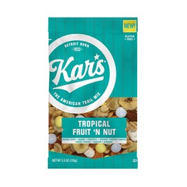 Kar's Nuts Tropical Fruit 'N Nut Trail Mix 5.5 oz Bag (Pack of 12)