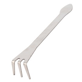 Kodrily Bonsai Rake,Small Rake for Gardening, Indoor 3 Prong Bonsai Rake, Stainless Steel Root Rake with Ergonomic Handle Small Rake Gardening Loosen Soil Bonsai Tree Tools 1pcs