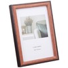 LADONNA AVANTI DF85-P-DBR Picture Frame Wood Postcard 082469 Dark Brown