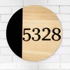 HASWARE House Number Sign 4 inch Modern Door Numbers Signage