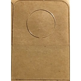 Unbranded/Generic 108 HANG TABS, ROUND HOLE CLEAR PLASTIC PERMANENT SELF ADHESIVE * 11 OZ * LIMIT