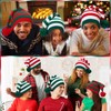 YFXQYFSH 6 Pcs Christmas Elf Hat Knitted Santa Hat Winter