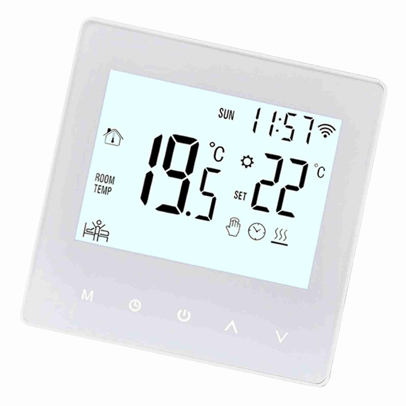 Smart Tuya WiFi Thermostat 16A Digital Programmable LCD Display Underfloor