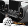 Compatible with Ford Bronco Sport 2021-2024, 4PCS AC Trim Ring