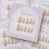 Peach Milk Handmade Nail Tips - Stiletto / 복숭아 우유