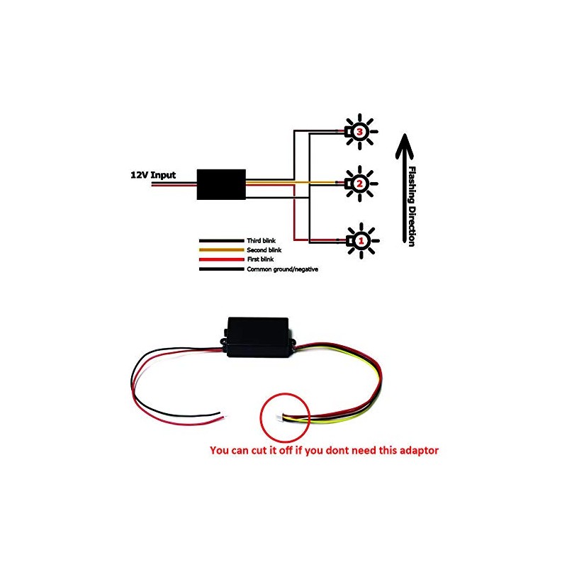 MACHSWON 3-Step Sequential Flow Semi Dynamic Chase Flash Tail Light