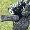 Funda para putter de hoja de golf, fundas para cabeza