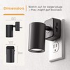 Night Lights Plug into Wall, 320° Rotation Night Light, RGB