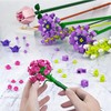 QLT Mini Bricks Flower Bouquet Building Sets, Artificial Flowers, Not
