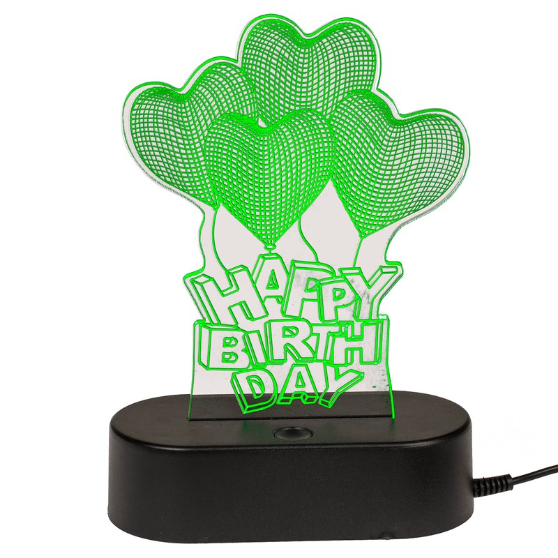 MIK funshopping 3D Light Night Light 3D Effect Lamp with