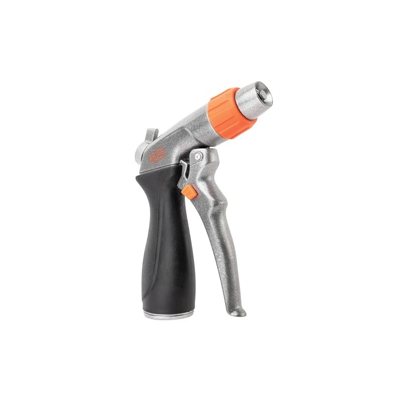 BLACK+DECKER® Adjustable Front Trigger Nozzle – Heavy-Duty, Precision-Control Garden Hose