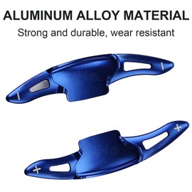 JHO Car Steering Wheel Shifter Extension Paddle for Ford Explorer 2020 2021 Base XLT Limited Platinum Interior Accessories (blue)