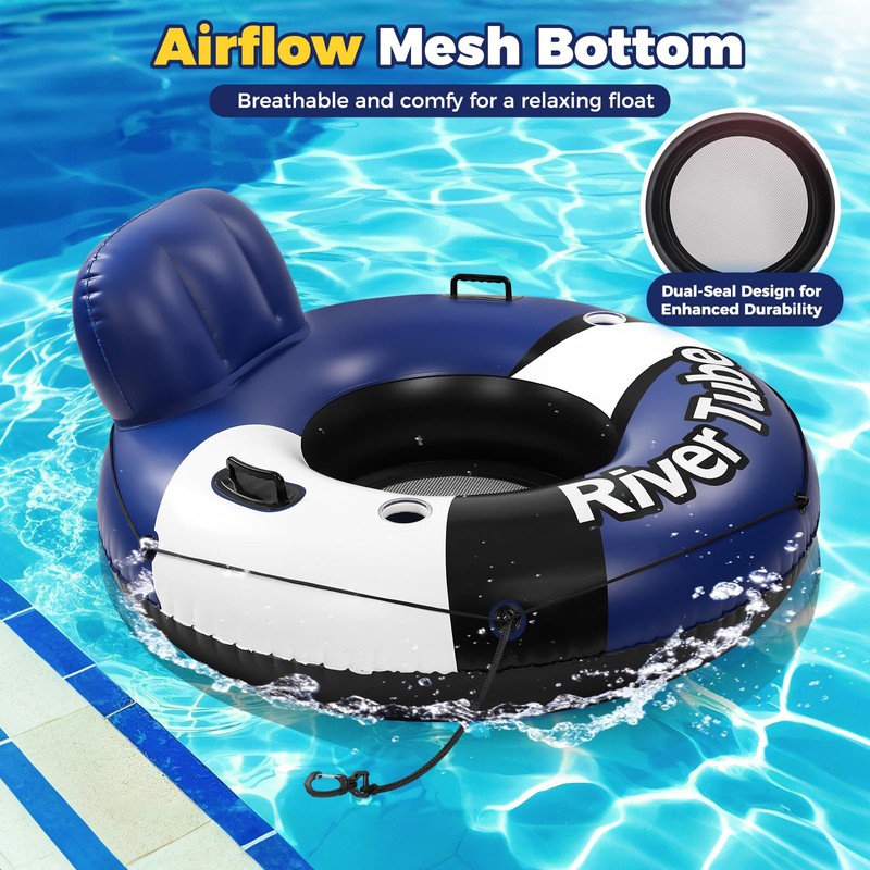 KIZJORYA 2025 New & Upgraded River Tubes for Floating Heavy