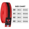 Mytra Fusion Karate Belt, Lightweight and Durable Multiple Colours Karate