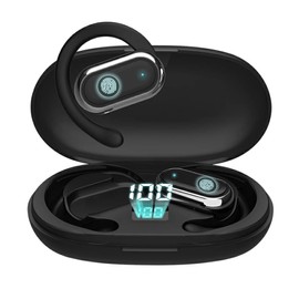 Bluetooth 5.4 Wireless Earphones, 2024 New, Air Conductive Earphones, Ear-hook Type, No Blocking Ears, ENC Noise Canceling, Automatic Pairing, Stable Fit, Comfortable Wearing, For Sports, Waterproof,