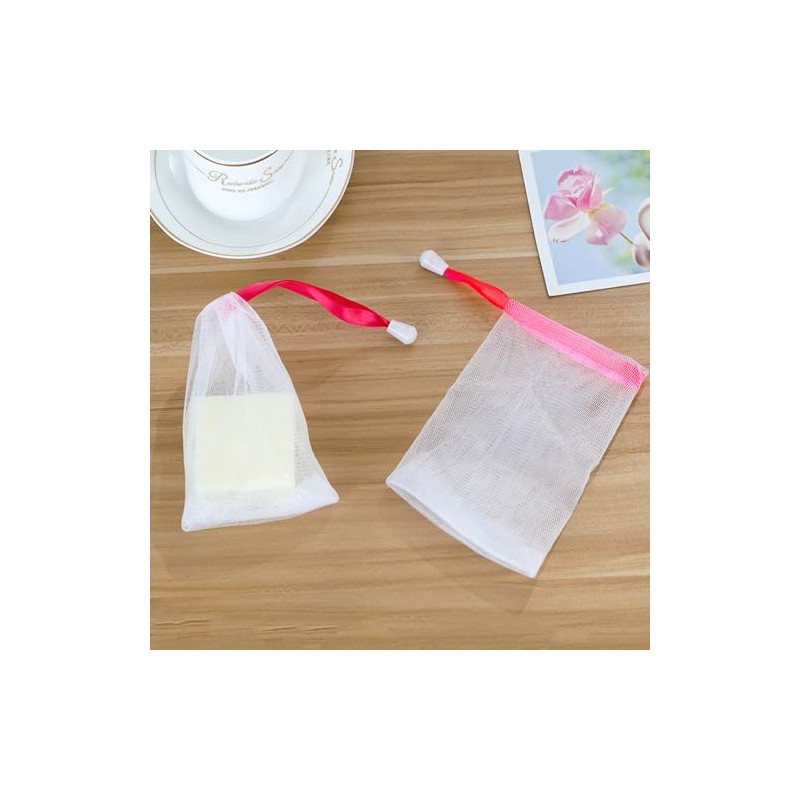 Yueton Bolsas Jabón Malla Espumosa Ideales Limpieza Facial Doble Capa