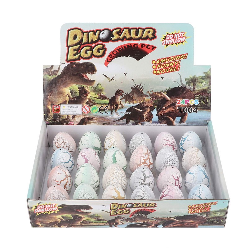 Pack of 24 Dinosaur Eggs Toy, Easter Dinosaur Eggs Hatching