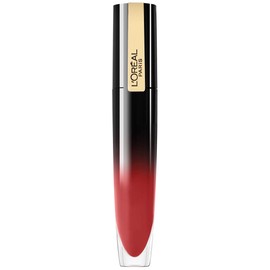 L'Oreal Paris Brilliant Signature Shiny Lip Stain Lipstick, Be Fiery 0.21 Fl Oz.