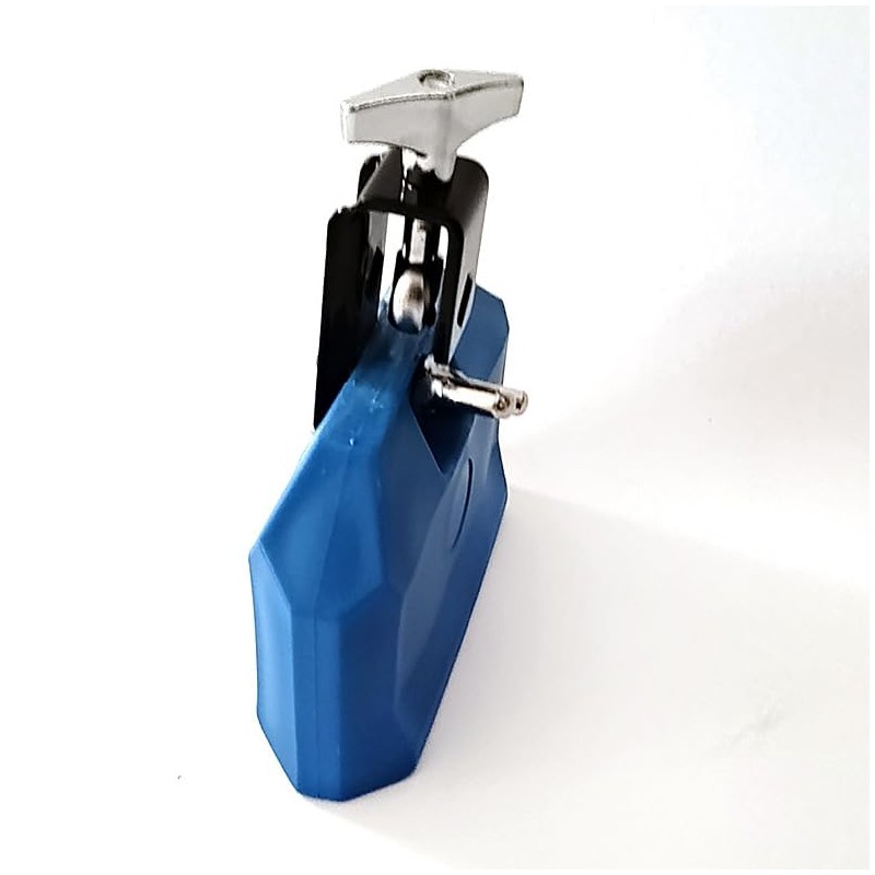 Plastic Musical Jam Block, Latin Percussion Instrument, Blue，Hand Percussion (Blue)