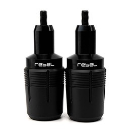 MOWOK Fit For Rebel 500 CMX500 2017-2022 2023 2024 CMX 500 Motorcycle Accessories Frame Sliders Falling Protector Engine gurad Crash Protection pad (Style A：Black)