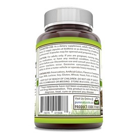 Pure Naturals Suplemento de raíz de valeriana | 500 mg | Cápsulas vegetales | Sin OMG | Sin gluten | Fabricado en Estados Unidos (250 unidades)