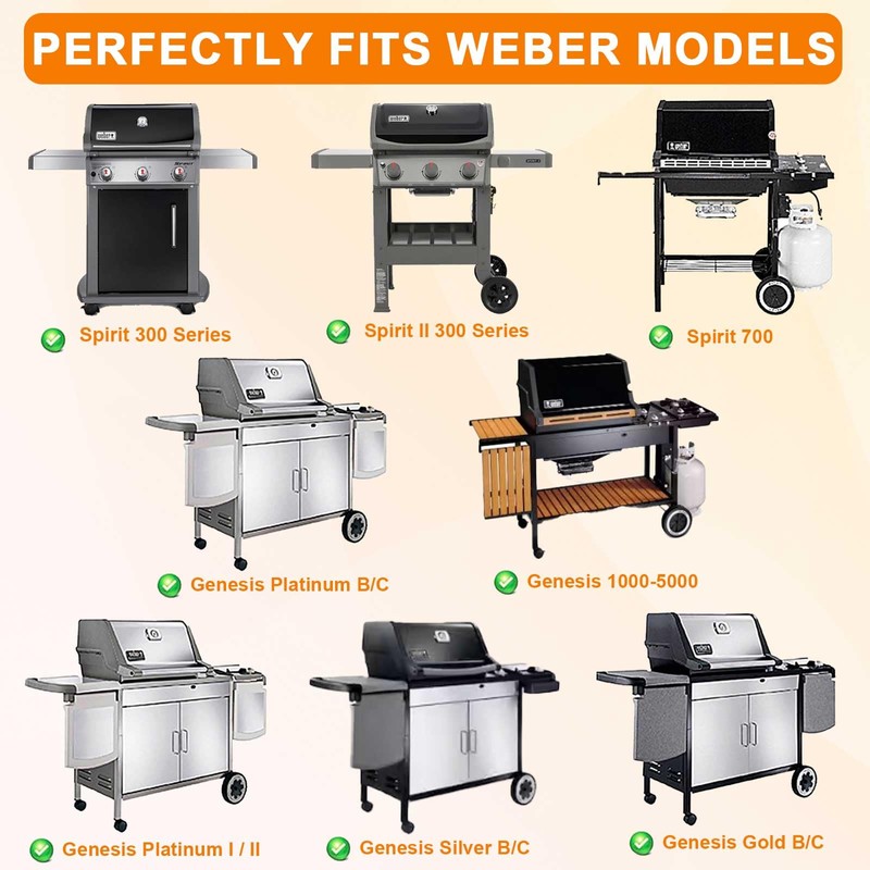 7598 Grill Griddle for Weber Spirit 300 Series Spirit E310