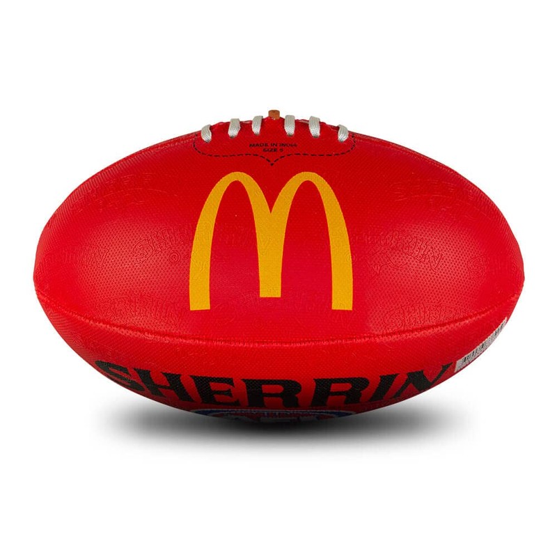 Sherrin AFL Replica All Surface Football, Red, Size 5