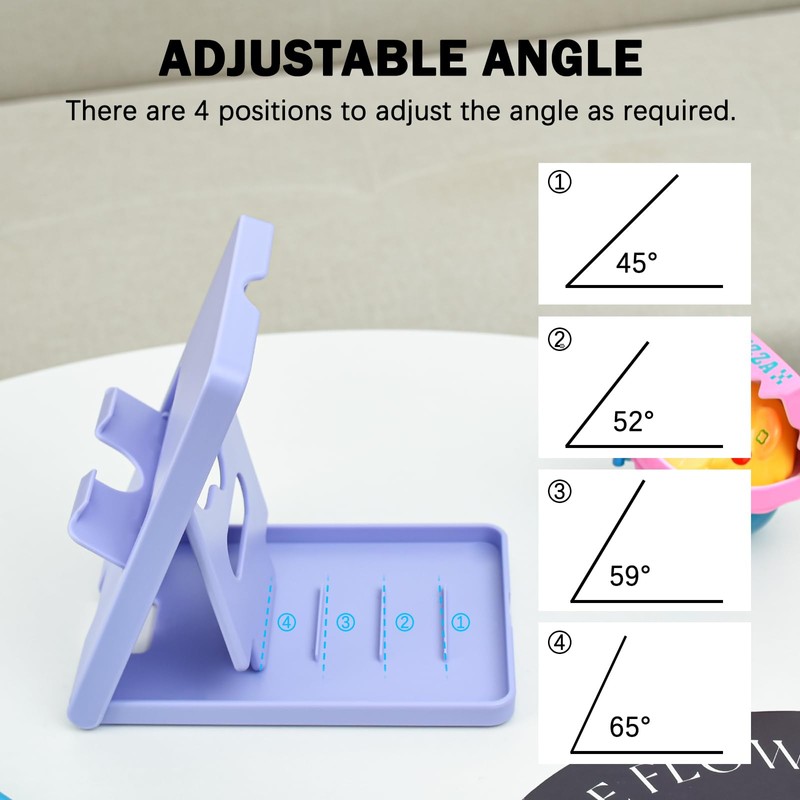 DLseego Stand for Switch OLED/Switch Lite/Switch,Adjustable Anti-slip Switch Playstand Foldable