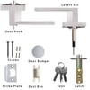 DSJJBLL 2 Pack Door Handle Heavy Duty, Keyed Alike Entry
