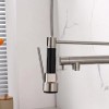 Modern Style Single Handle Kitchen Faucet Kit 2-Function Pull Sprayer