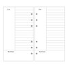 EvZ A6 Refill Cornell Paper, 6 Holes Ring Binder Filler
