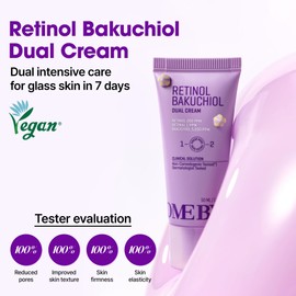SOME BY MI Retinol Bakuchiol Dual Cream – 50ml – Korean Collagen & Retinol Face Moisturizer for Glass Skin – Barrier & Soothing Care with Niacinamide, Panthenol & Vitamin E – Korean SkinCare