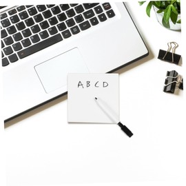 Operitacx 1 Set Washable Sticky Notes Dry Erase Notes Pads Note Memo Pads Notes Office Supplies Memo Note Tape Note Pad Sticky Memo Message Notes Pad Trendy Stickers Grey The Pet