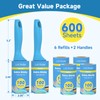 Swihauk 600 Sheets Extra Sticky Lint Rollers for Pet Hair,