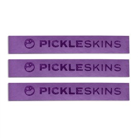 Pickleskins Thin Sliced Overgrip - Pickleball All-Weather Rubber Handle Grip, Single or Multipack - Black, White, Green, Pink, Blue, Purple, Green Tie Dye - Pickleball Accessory (1, Purple)