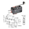 Micro Limit Switch Final Carrera Interruptor Palanca Rodaja V-156-1c25